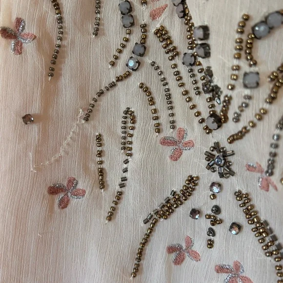 Abercrombie & Fitch Cream Embellished Camisole - Picture 4 of 6